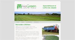 Desktop Screenshot of alegreen.com