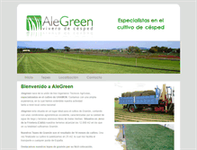 Tablet Screenshot of alegreen.com